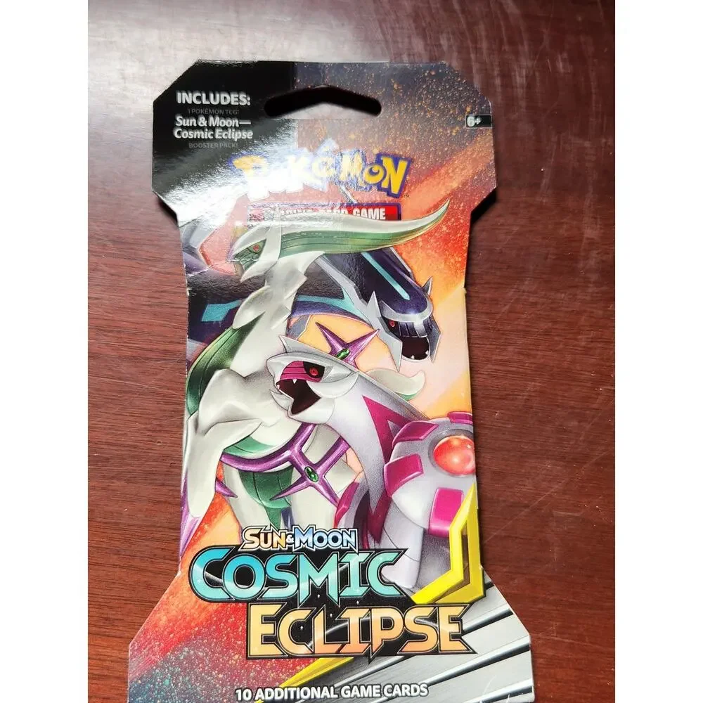 Pokémon SM Cosmic Eclipse Blister Pack Arceus 10 Cards New Sealed